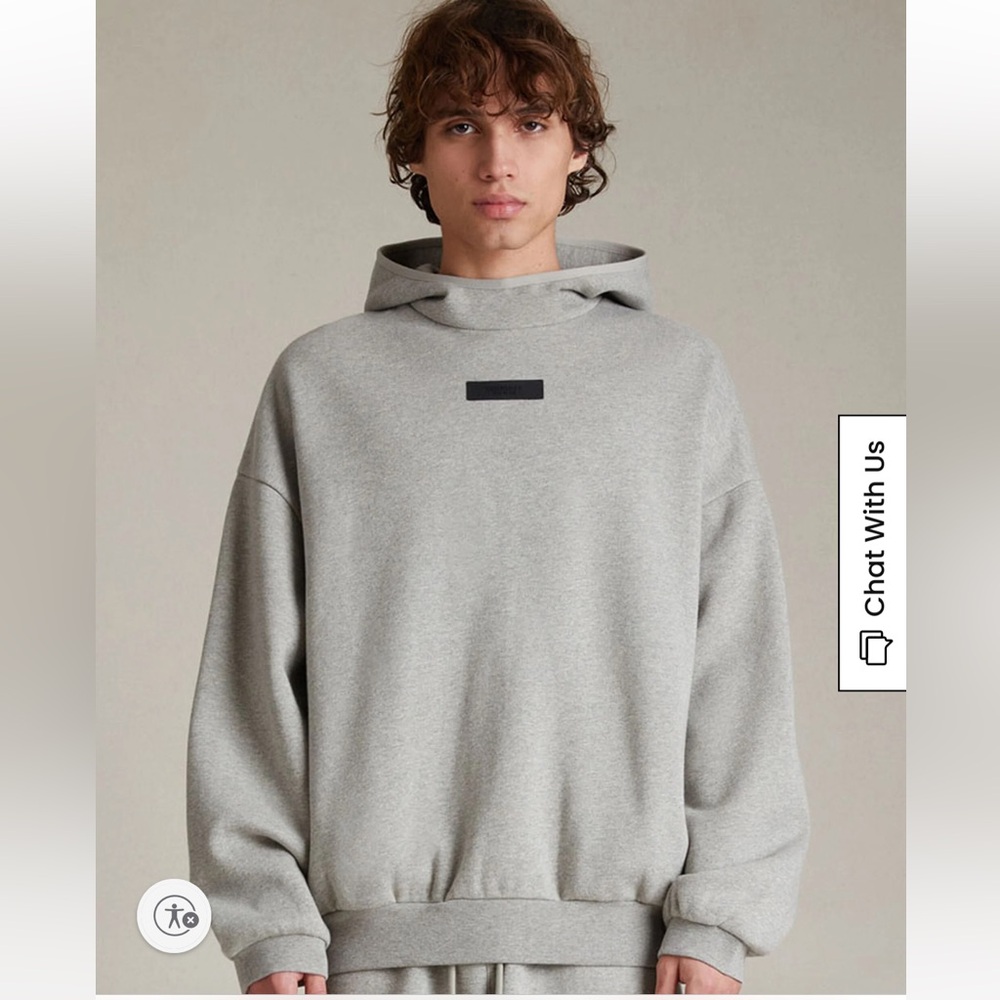 Fear of God Essentials Hoodie Sz S